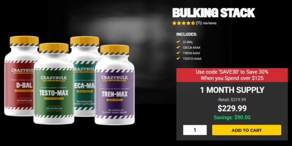 crazy bulk bulking stack