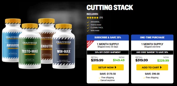 crazy bulk cutting stack