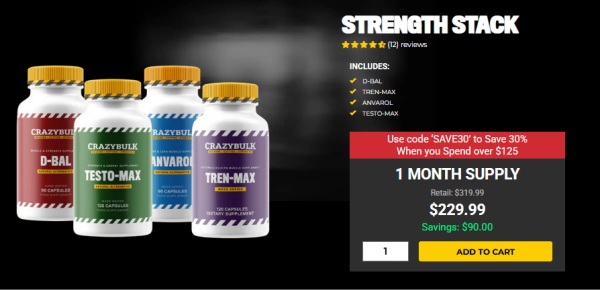 crazy bulk strength stack